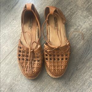 PIKOLINOS Brown Leather Sandals